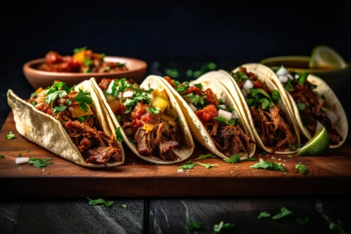 Street food catering with bold flavours and fresh ingredients